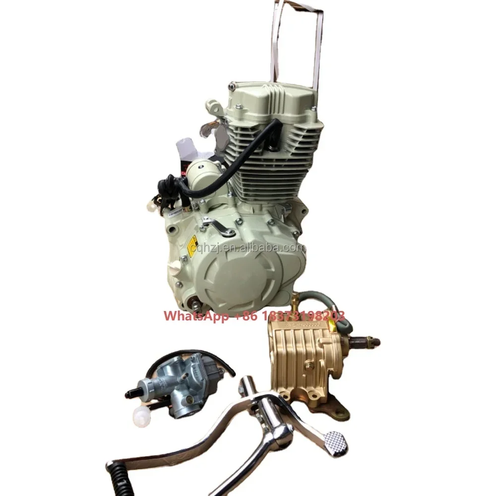 Motorcycle Gear Wholesale - CQHZJ卸売三輪車エンジン三輪オートバイ6速空冷エンジンアセンブリ150cc