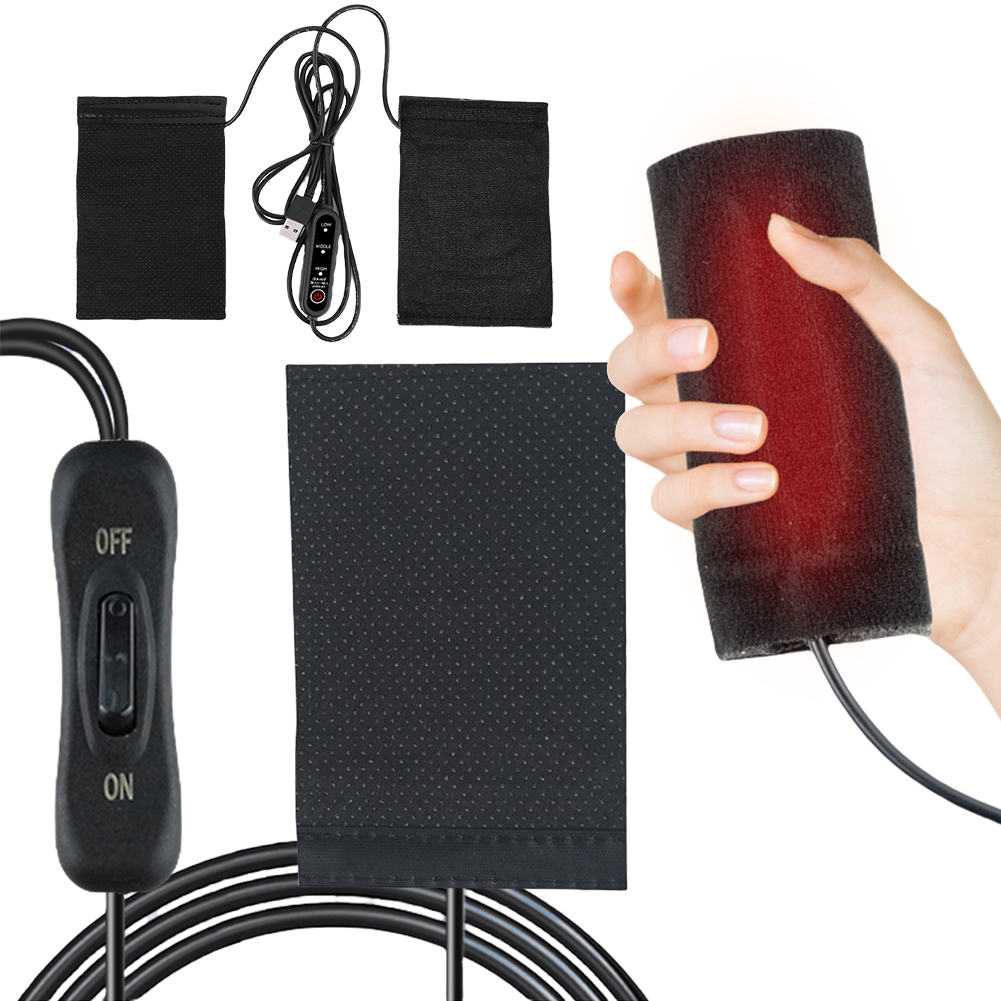 Motorcycle Gear Slipping - 12V USB オートバイ加熱ハンドグリップ 3 ギア電気加熱グリップカバーアンチスリップ電気加熱ハンドルカバー屋外走行用