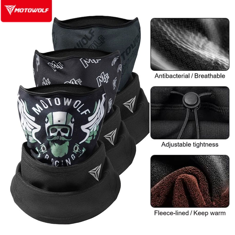 Motorcycle Gear Cycle - モトウルフ 冬用 ウォーム タクティカル バラクラバ サイクリング