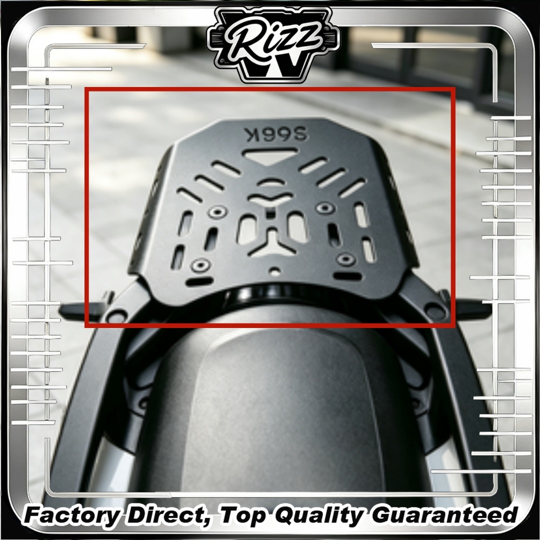 Tail Bag Rack - FOR ZONTES 368K リアテールラック拡張耐荷重プラットフォームオートバイトップケース & リアシートバッグ取り付け安定サポート
