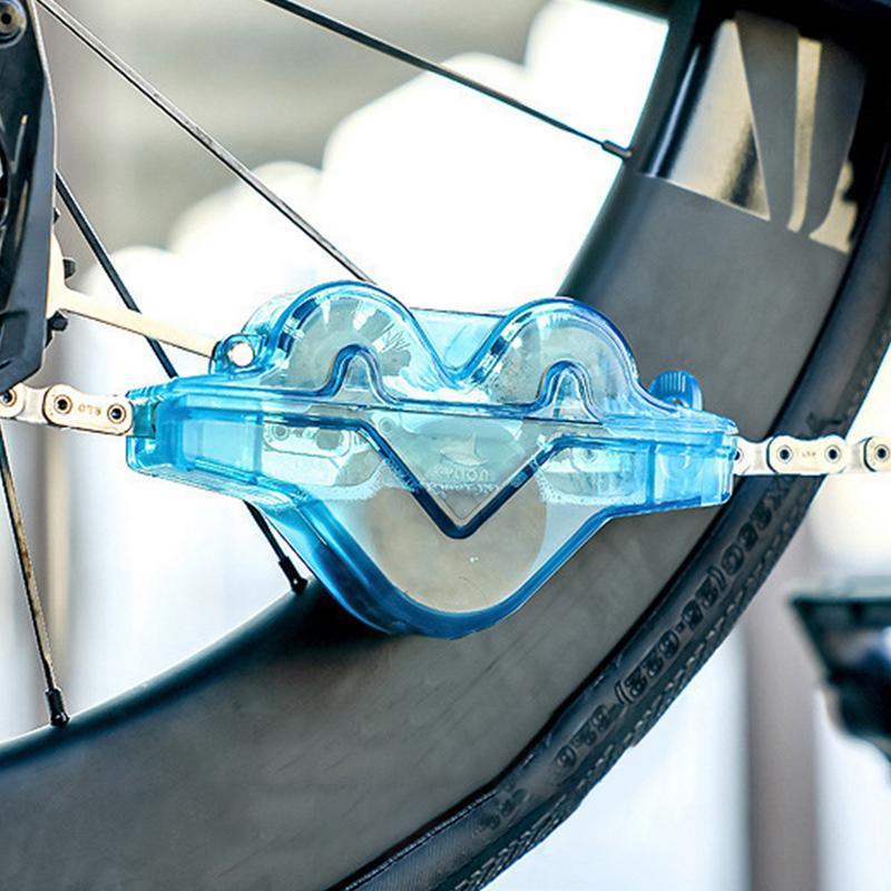Motorcycle Gear Cycle - サイクルチェーンクリーナープロフェッショナルオートバイワッシャークリーナーツール精密折りたたみサイクルケアアクセサリーギアカセット用