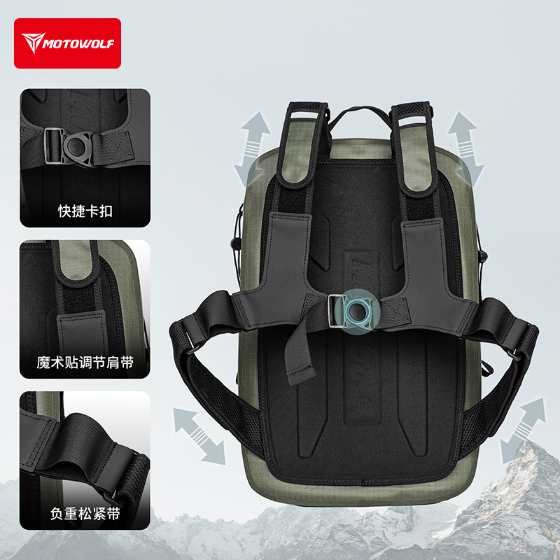 防水オートバイバックパック 大容量 バイク乗車 旅行 通勤  - Motorcycle Gear Wholesale のレビューと価格