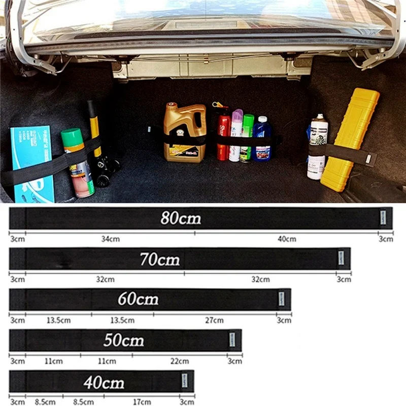 1-3 個車のトランクオーガナイザー弾性固定ベルト収納袋テー - Tail Bag Rack のレビューと価格