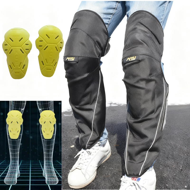 AMU オートバイ膝パッド 冬用保温 AMU バイク膝保護ギ - Motorcycle Gear Protection Levels のレビューと価格