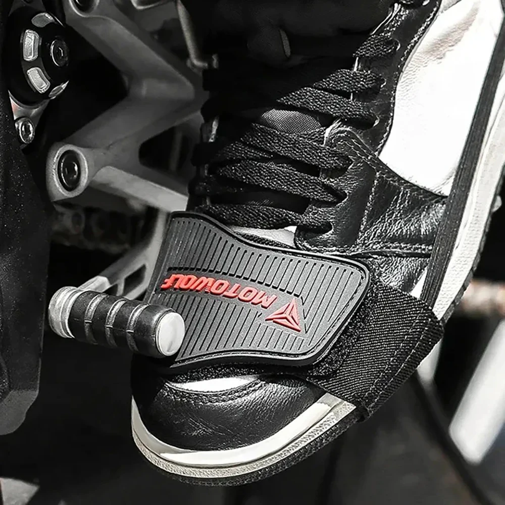 調節可能なオートバイシフトパッドバイク滑り止めギアシューズ保 - Motorcycle Gear Slipping のレビューと価格