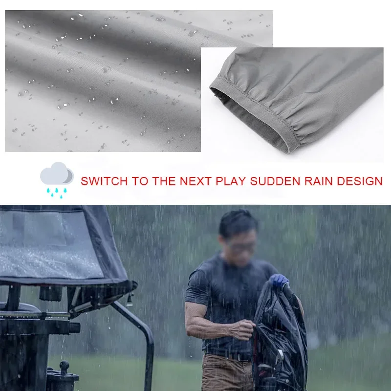 大人用防水軽量ゴルフレインコート、アウトドアジャケット、防雨 - Motorcycle Gear Cycle のレビューと価格