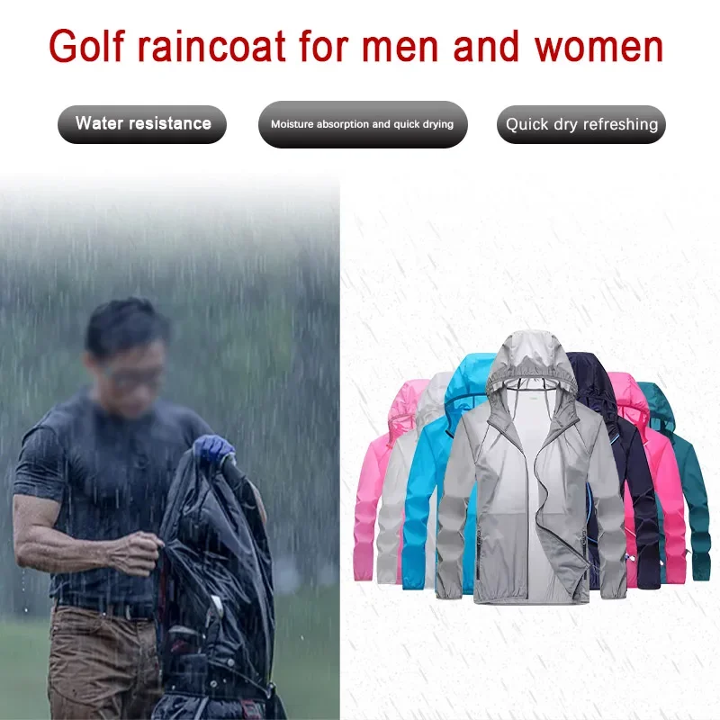 大人用防水軽量ゴルフレインコート、アウトドアジャケット、防雨 - Motorcycle Gear Cycle のレビューと価格