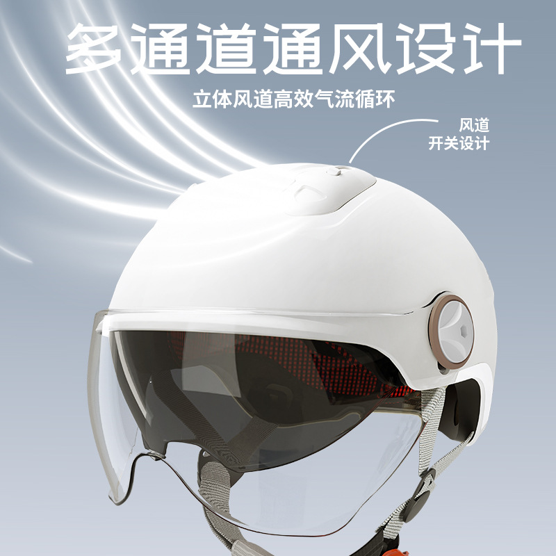 ユニバーサルサマーヘルメット E-バイク オートバイ ハーフ - Motorcycle Gear Essentials のレビューと価格