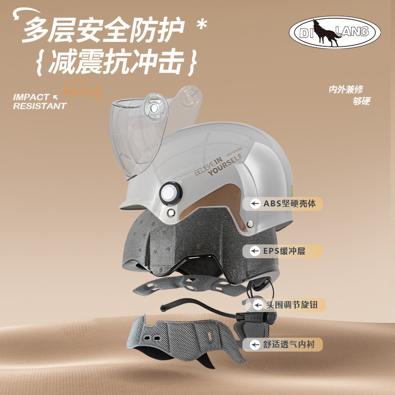 新しい国家標準CヘルメットユニバーサルEバイクオートバイ対応 - Motorcycle Gear Essentials のレビューと価格