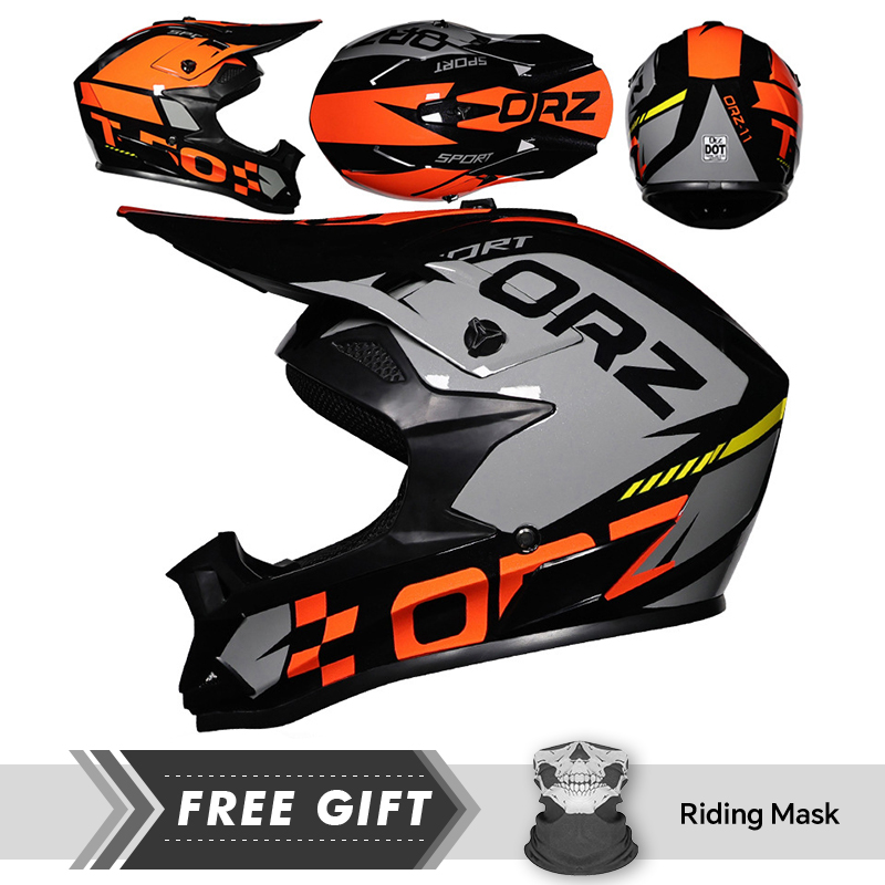 クイックリリースバックル付きオフロードバイクヘルメット,目と - Motorcycle Gear In Store のレビューと価格