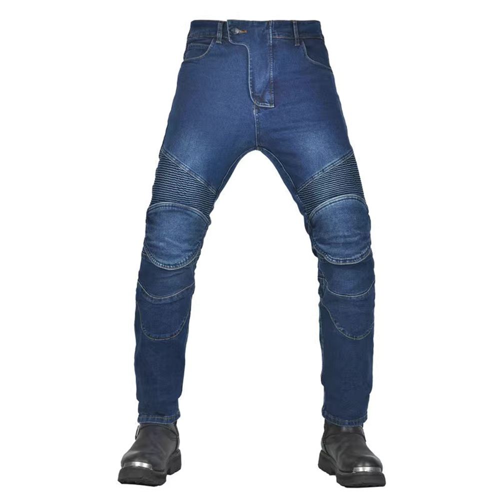 新しいオートバイブラックライダーレーシングパンツ男性オールシ - Motorcycle Gear Protection Levels のレビューと価格