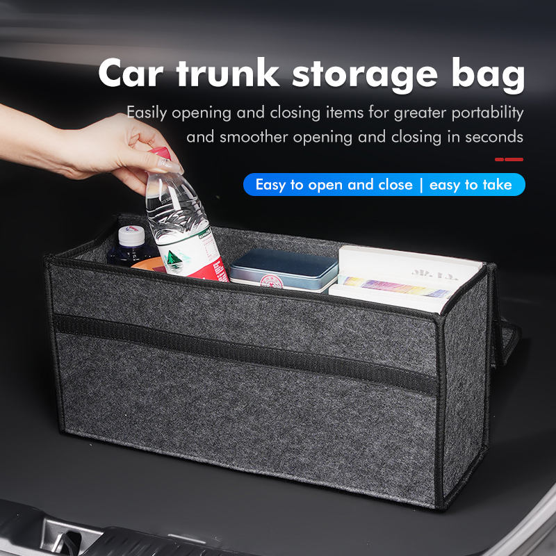 車のトランクオーガナイザーボックス大容量折りたたみ収納袋 B - Tail Bag Rack のレビューと価格