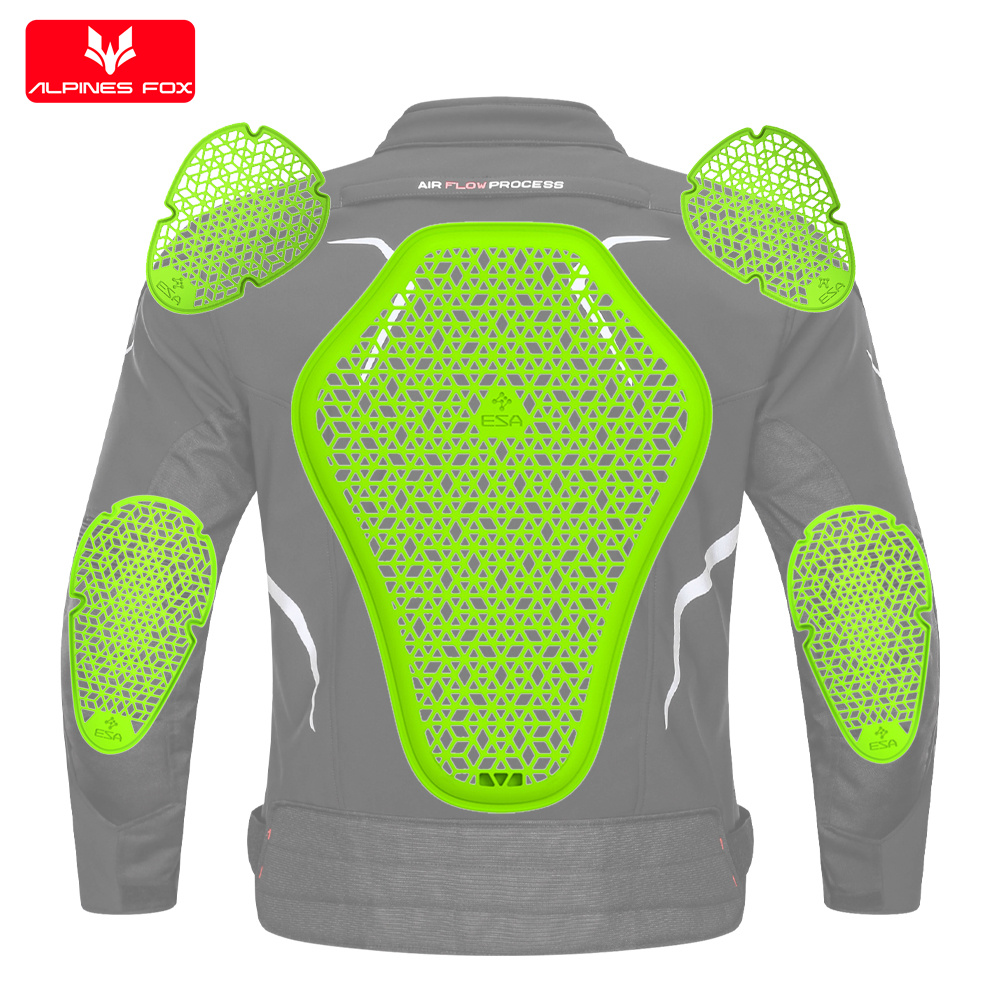 オートバイプロテクターアーマー耐衝撃バックパッドCEレベル1 - Motorcycle Gear Protection Levels のレビューと価格