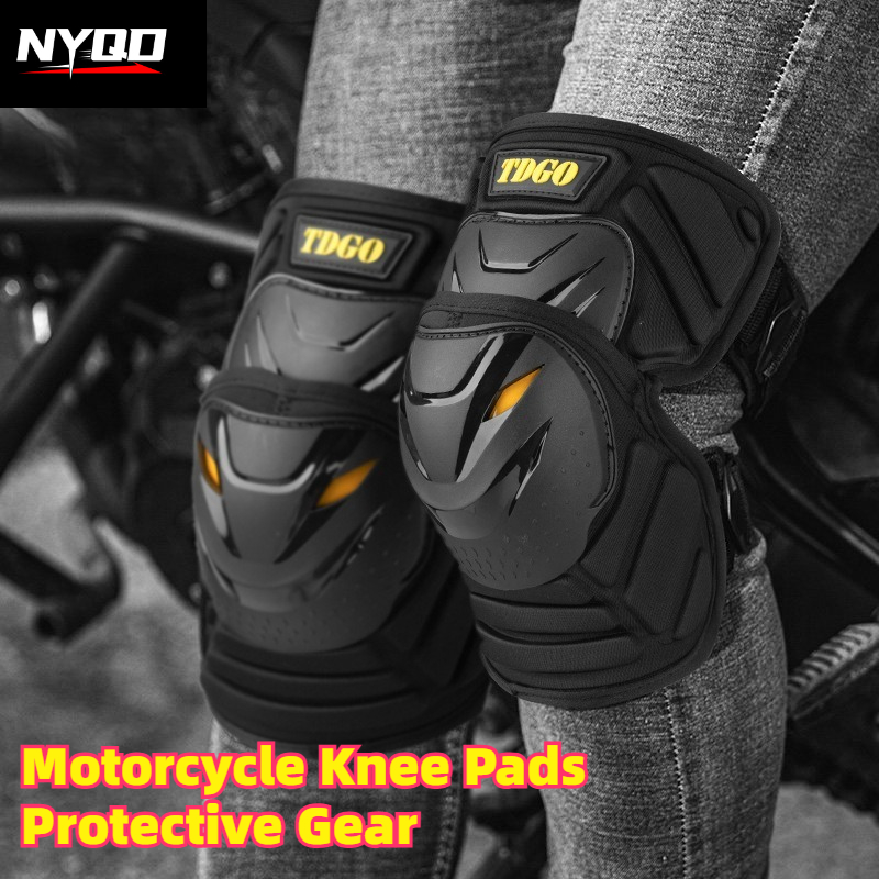 男性用オートバイ膝パッド保護具、モトクロス膝ガード、ダートバ - Motorcycle Gear Cycle のレビューと価格