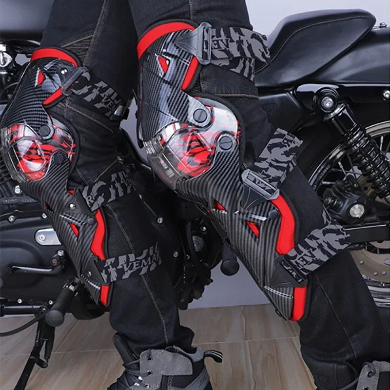 モトクロス屋外レーシング膝パッドオートバイレッグガードプロテ - Motorcycle Gear Cycle のレビューと価格